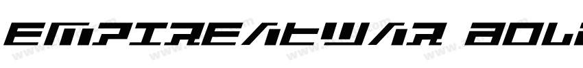 EmpireAtWar Bold字体转换 EmpireAtWar Bold字体转换